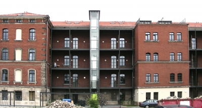 Altbau und Neubau in Erlangen