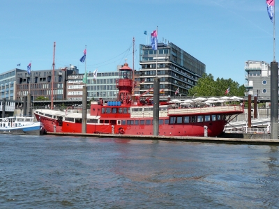 Feuerschiff im Hamburger Hafen I