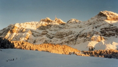 Fahrt zum Säntis im Winter 1998