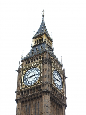 Big Ben mit seinen Uhren