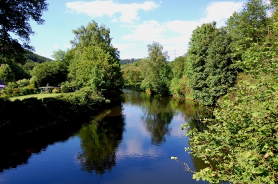 Schönes Bergisches Land, im Tal der Wupper