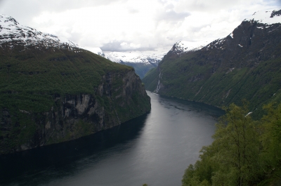 Blick in den Geiranger Fjord 3