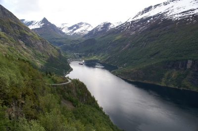 Blick in den Geiranger Fjord 4