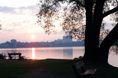 Morgenstimmung an der Außenalster