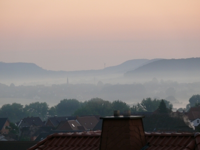 Morgendämmerung über Nieheim