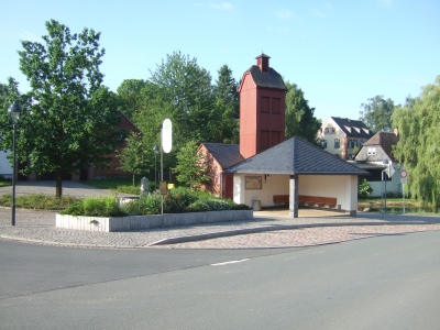 Dorfplatz von Jößnitz