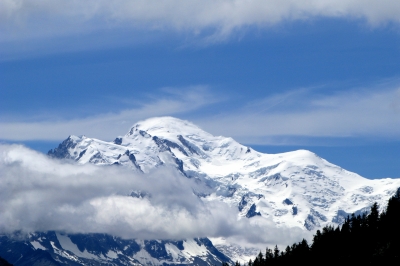 Blick auf den Mont-Blanc
