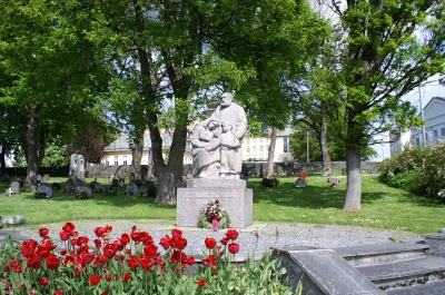 Gedenkstätte an einem Ort des Friedens in Alesund