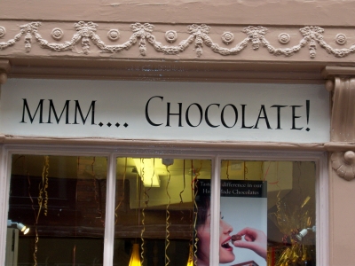 Mhh-Schokolade