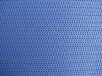 Textur: blaue Gartentischdecke