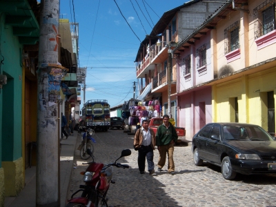 Strasse in Chichicastenango