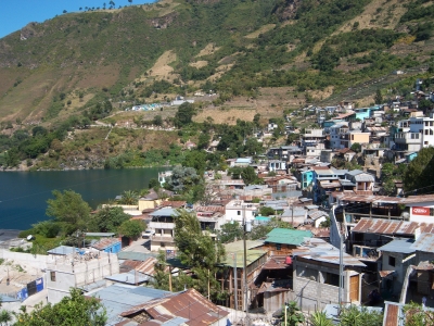 San Pedro am Atilan-See in Guatemala