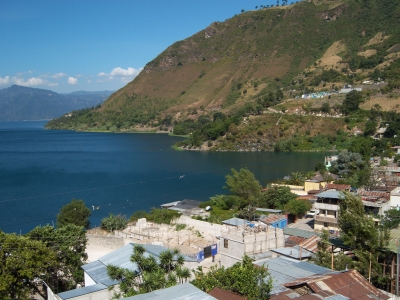 San Pedro am Atilan-See in Guatemala