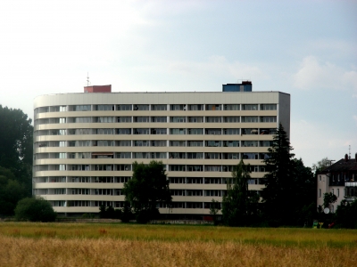 geschwungenes  Hochhaus