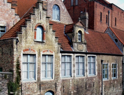 Alte Häuser in Brügge