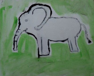 Elefant (Kinderbild 7J)