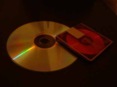 MiniDisc und CD