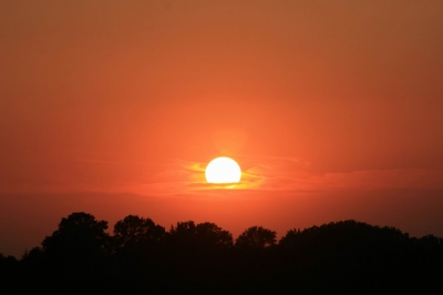 Sonnenuntergang am 16.07.2009
