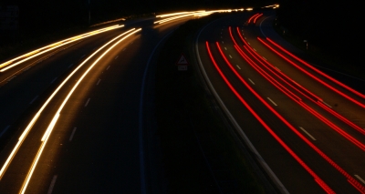Autobahn bei nacht 4