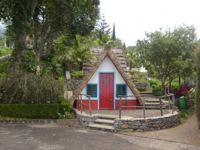 Traditionelles Wohnhaus-Madeira