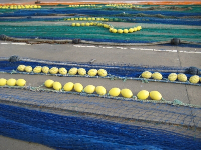 Fischernetz in Port de la Selva - Costa Brava