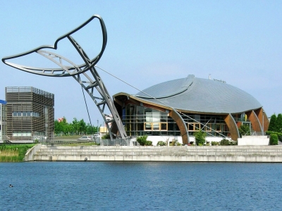 Wahrzeichen der Expo 2000 in Hannover: Pavillon der Hoffnung...