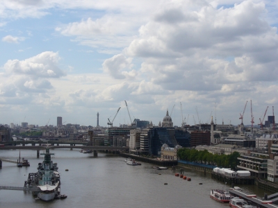 Aussicht von der Tower Bridge