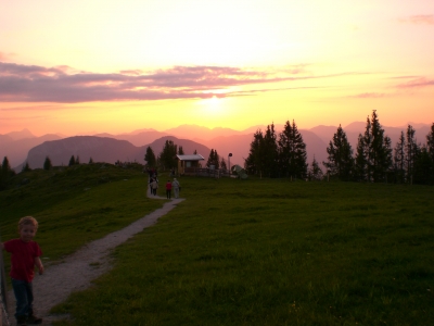 Tiroler Sonnenuntergang