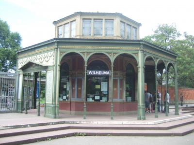 Kassenhäuschen der Wilhelma in Stuttgart