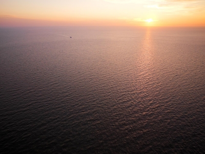 Nordsee, weites Meer - Luftbild