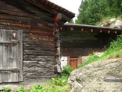 Häuser im Lötschental / 2