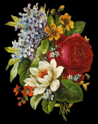 Pixelclipart  Blumenstrauß