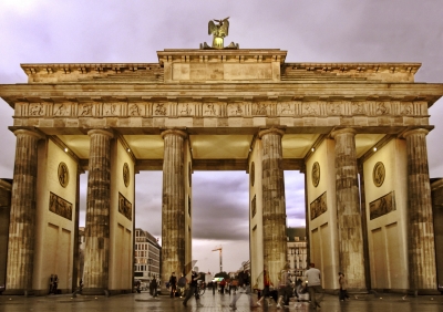 Brandenburger Tor abends (HDR) - korrigierter Bildrand