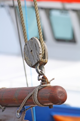 Details eines Segelschiffes 1