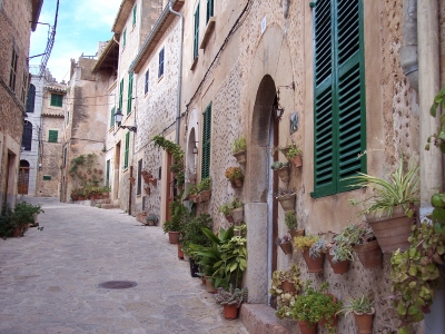 Straße in Valldemossa