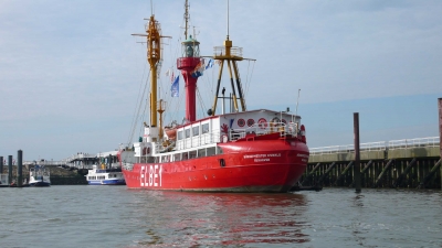 Feuerschiff an alter Liebe Cuxhaven