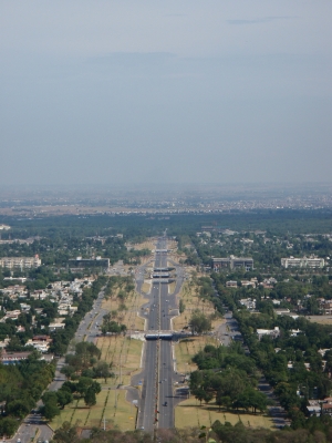 Hauptstraße in Islamabad