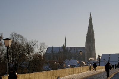 Regensburger Dom im Winter