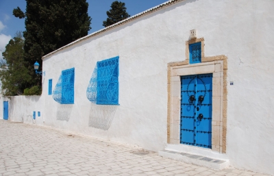 Tunesien blau weiß 3