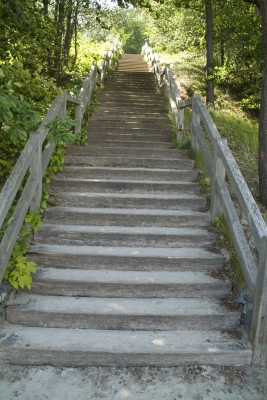 Treppenaufstieg