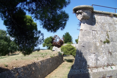 Istrien, Pula, Festungsmauer aus Römerzeit