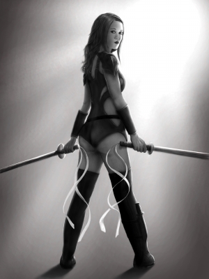 Female Warrior - Digital Painting
