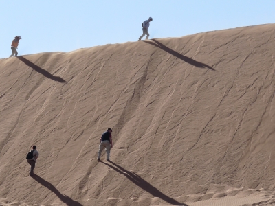 Dünenklettern (Sosusvlei, Namibia)