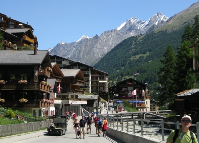 Zermatt - Weg zur Seilbahn