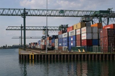 Containerterminal im Dortmunder Hafen
