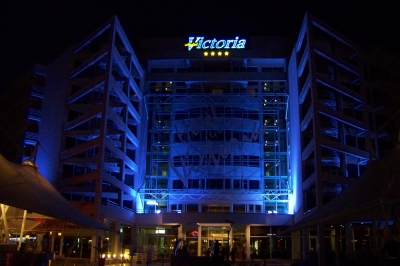 Hotel im Blaulicht