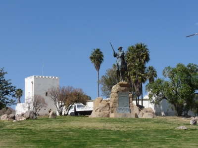 Fort und deutsches Reiterdenkmal Windhoek Namibia