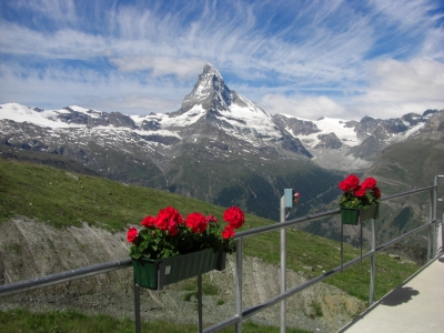 Blick auf's gewaltige Matterhorn / 1