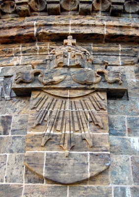 Wappen am Kaiser Wilhelm Denkmal zu Porta Westfalica