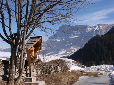 Bildstöckel in Alta Badia, Dolomiten